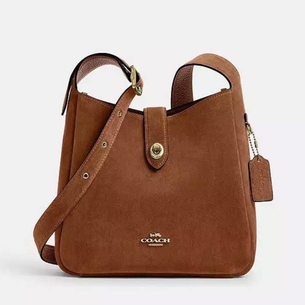 Coach Suede Sienna Hadley Crossbody
